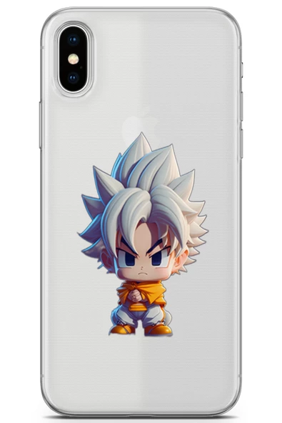 Apple iPhone X - XS Kılıf Seri Others 13 Goku Clear Case Kapak