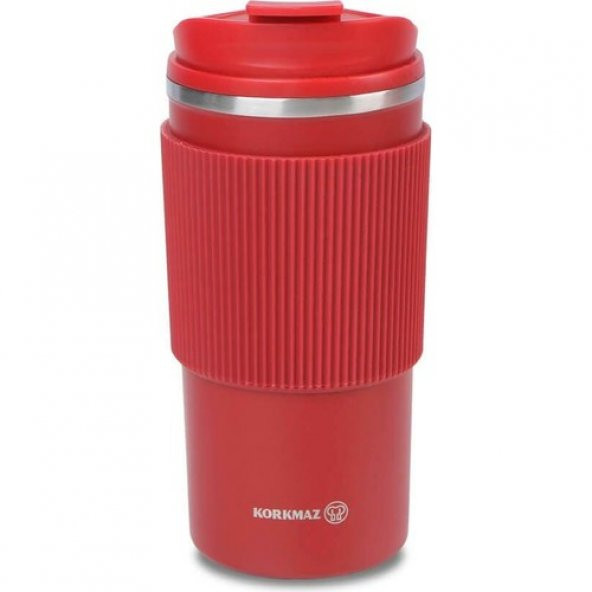 KORKMAZ A5539-1 FREEDOM PLUS KIRMIZI KAHVE BARDAĞI - 2