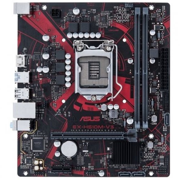 Asus EX-H510M-V3 Intel H510 LGA1200 Ddr4 3200 HDMI Usb3.2 Matx Asus 5x Protectıon Iıı Non-Stop Durability Anakart