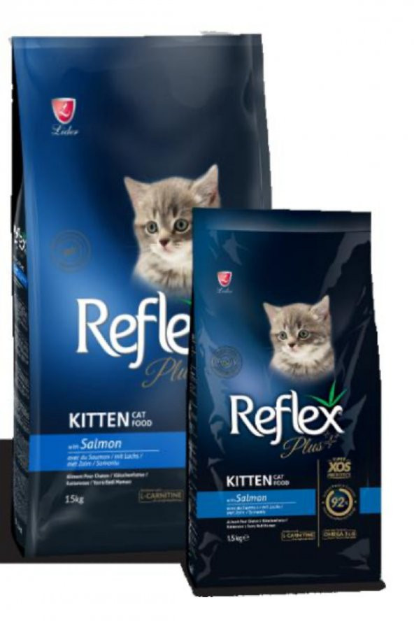 REFLEX PLUS Somonlu Yavru Kedi Maması 15 Kg