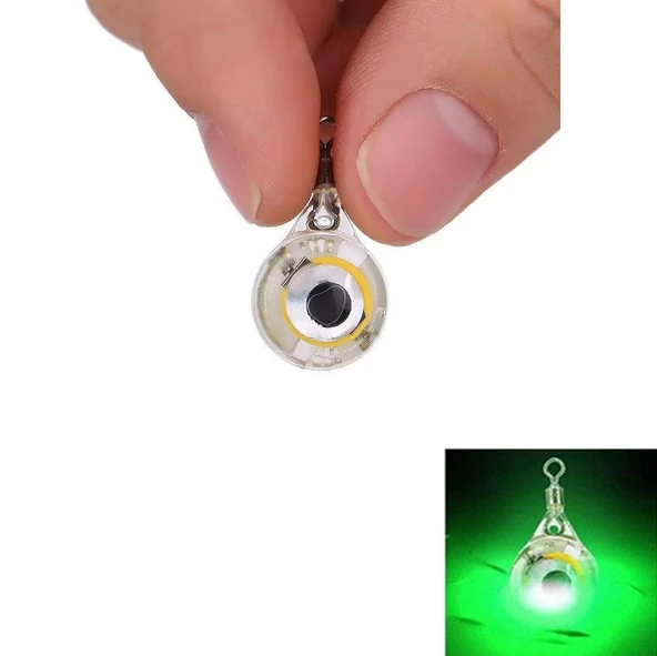 Sea Horse Eye Light V2-Uwl Green 2 Li Paket - 2