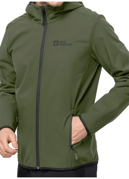 Jack Wolfskin 1307471-4161 Bornberg Hoody M Erkek Softshell Ceket - 4