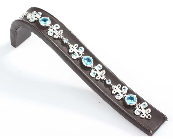 Mavi Akuamarin Taşlı Antik Bileklik - Resim 3