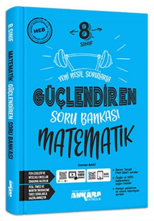 Ankara 8. Sınıf Güçlendiren Matematik Soru Bankası