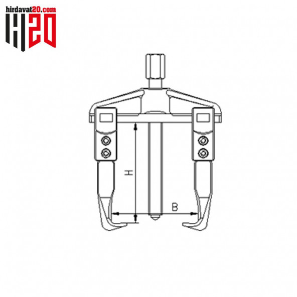İzeltaş 12x10 Standart iki kollu çektirme - 2