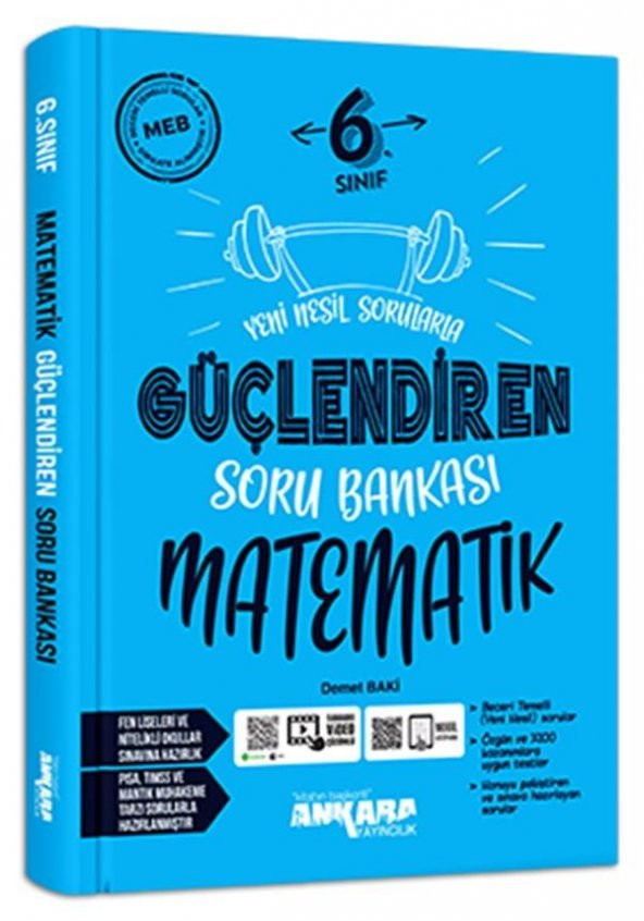 Ankara 6. Sınıf Matematik Güçlendiren Soru Bankası