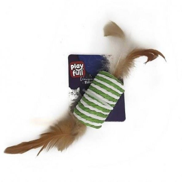 Playfull Hasır Tüylü Top Kedi Oyuncağı 4 Cm - 2