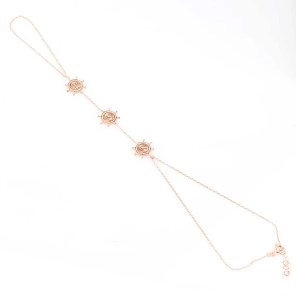 925 Ayar Gümüş Dümen İçi Çıpa Modeli Şahmeran - Resim 3