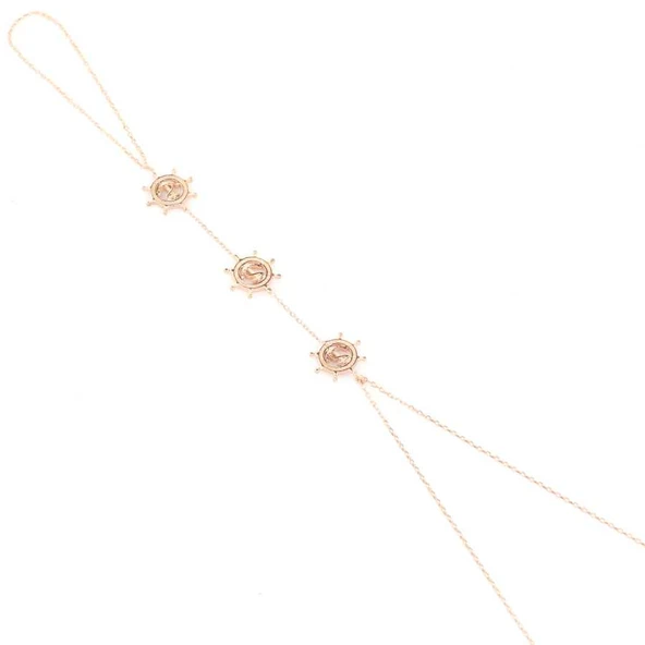 925 Ayar Gümüş Dümen İçi Çıpa Modeli Şahmeran - Resim 4