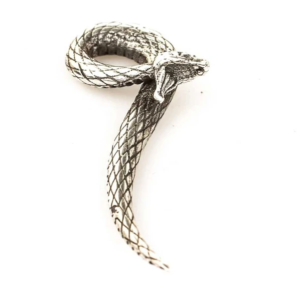 925 Ayar Gümüş Yılan Kolye Ucu ürün görseli 1