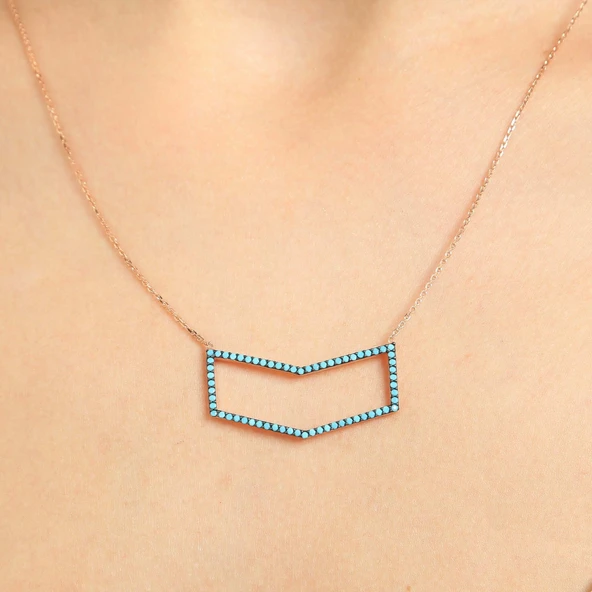 925 Ayar Rose Gümüş Kitap Kolye ürün görseli 1