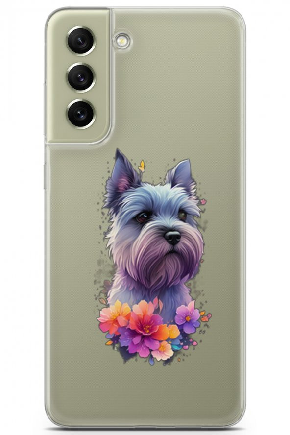 Samsung Galaxy S21 Fe Kılıf Orijinal Seri Others 14 Yorkshire Terrier Şeffaf Cover Kılıf