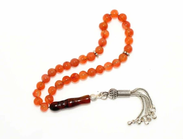 Akik Doğaltaşlı Tesbih ve Akik İmame - Resim 5