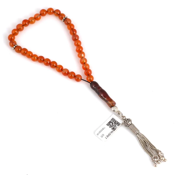 Akik Doğaltaşlı Tesbih ve Akik İmame - Resim 2