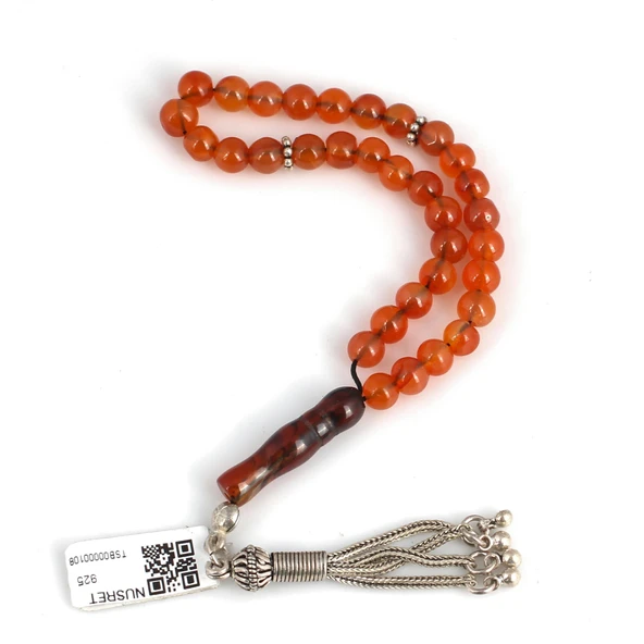 Akik Doğaltaşlı Tesbih ve Akik İmame ürün görseli