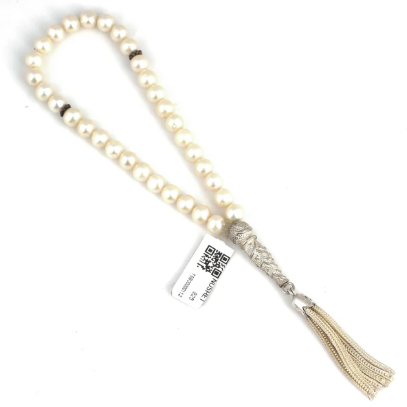 İnci Doğaltaşlı Tesbih, Desenli İmame - Resim 2