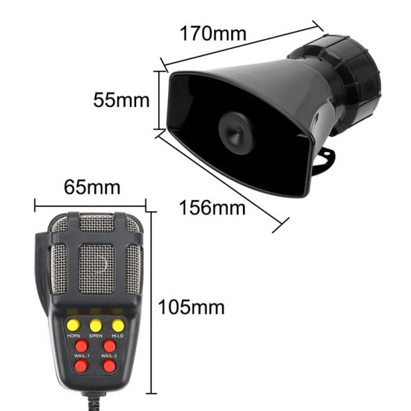 7 sesli 100w siren / SSSR51 - 5