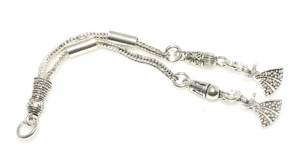 925 Ayar Gümüş Mevlana 2'li Püskül - Resim 2