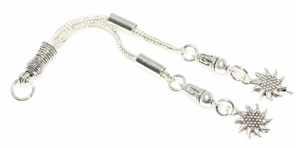 925 Ayar Gümüş Güneş 2'li Püskül ürün görseli