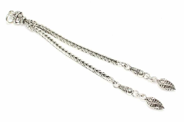 925 Ayar Gümüş Gonca 2'li Kalın Püskül ürün görseli