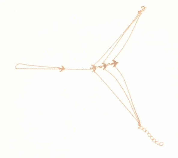 925 Ayar Gümüş Kırlangıç Şahmeran - Resim 3