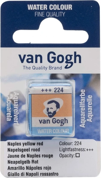Van Gogh Suluboya Tablet Naples Yellow Red