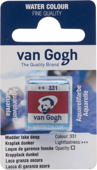 Van Gogh Suluboya Tablet Madder Lake Deep ürün görseli