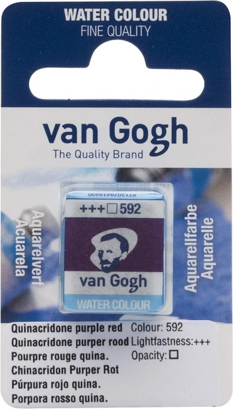 Van Gogh Suluboya Tablet Quinacridone Purple Red