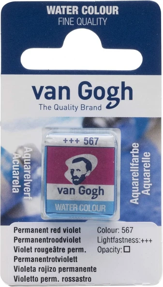 Van Gogh Suluboya Tablet Permanent Red Violet ürün görseli
