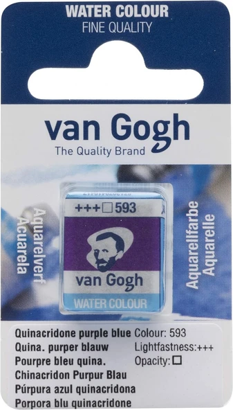 Van Gogh Suluboya Tablet Quinacridone Purple Blue