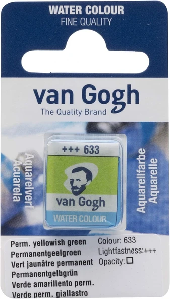 Van Gogh Suluboya Tablet Permanent Yellowish Green