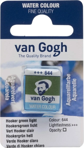 Van Gogh Suluboya Tablet Hooker Green Light ürün görseli