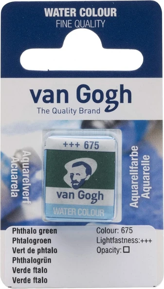 Van Gogh Suluboya Tablet Phthalo Green ürün görseli