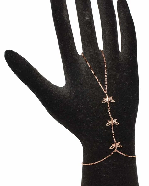 925 Ayar Rose Gümüş 3 Parça Yusufçuk Modeli Şahmeran ürün görseli