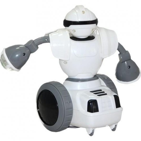 CANALİ Toys Pilli Işıklı Sesli Robot 6678-3, Çocuklar İçin Sesli Işıklı Hareketli Robot - 4