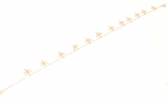 925 Ayar Gümüş Yusufçuk Halhal - Resim 6