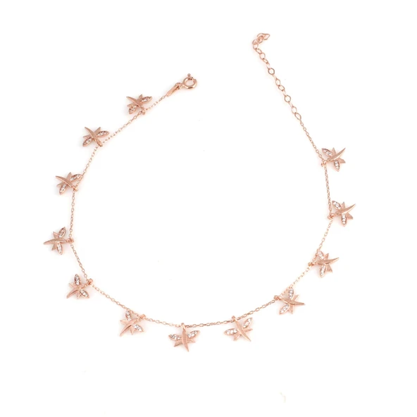 925 Ayar Gümüş Yusufçuk Halhal - Resim 2