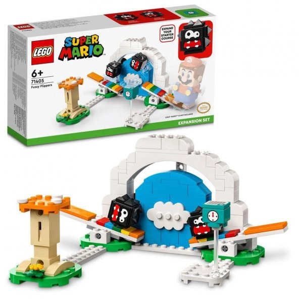 LEGO Super Mario Fuzzy Fırlatıcılar Ek Macera Seti 71405, Oyuncak Yapım Seti (154 Parça)