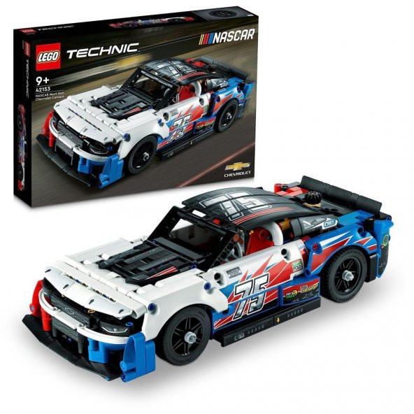 LEGO Technic NASCAR® Yeni Nesil Chevrolet Camaro ZL1 42153, Oyuncak Araba Yapım Seti (672 Parça)