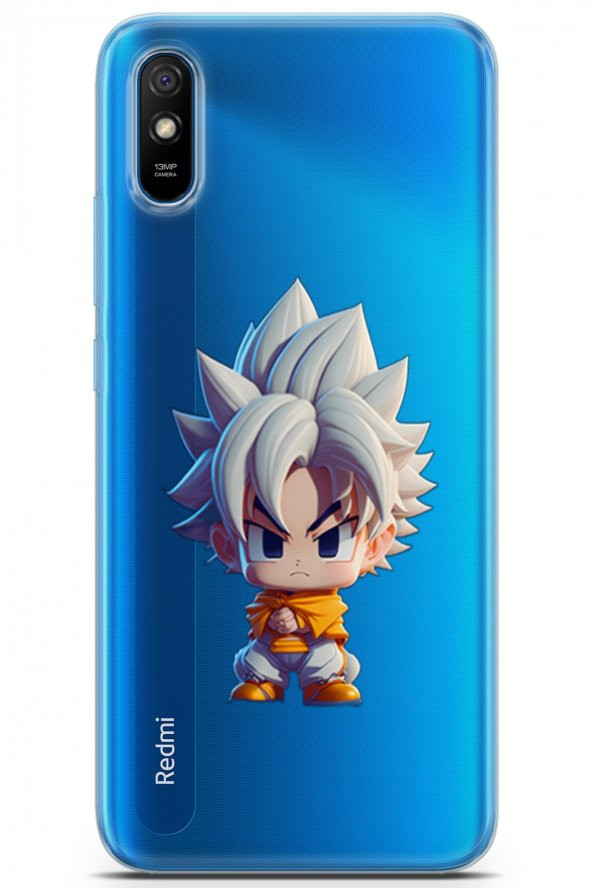 Xiaomi Redmi 9A Kılıf Orijinal Seri Others 13 Goku Clear Case Kapak