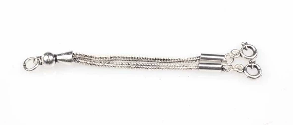 925 ayar Gümüş Ay Yıldızı Püskül - Resim 3