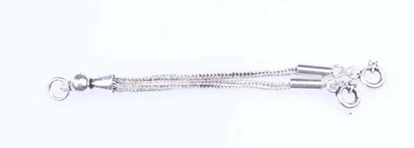 925 ayar Gümüş Ay Yıldızı Püskül - Resim 5