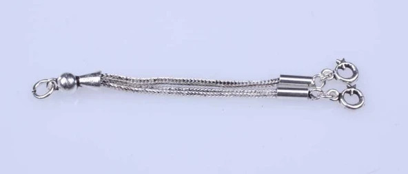 925 ayar Gümüş Ay Yıldızı Püskül - Resim 2