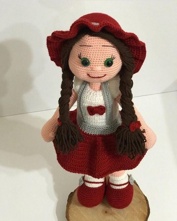 Meral Bebek Amigurumi Organik Oyuncak