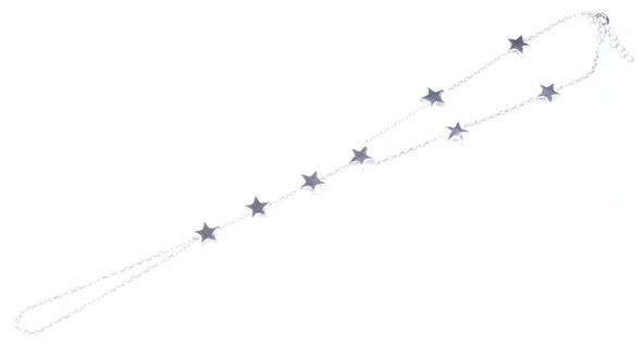 925 Ayar Gümüş Gökyüzü Yıldızlar Şahmeran Bileklik - Resim 8