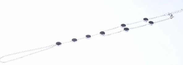 925 Ayar Gümüş Taşsız Yuvarlak Parçalı Şahmeran, Beyaz - Resim 8