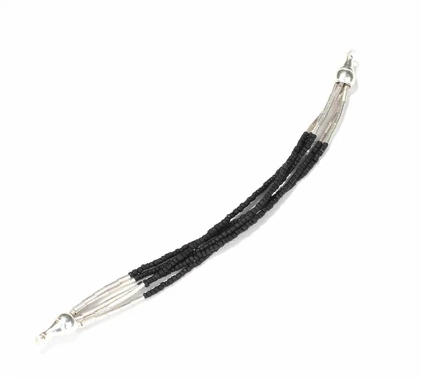 925 Ayar Gümüş Oniks Taş Bileklik - Resim 2