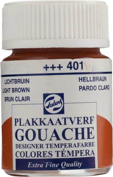Talens Gouache Jar 16ml Guaj Boya Light Brown / 401 ürün görseli