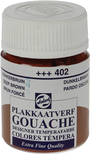 Talens Gouache Jar 16ml Guaj Boya Deep Brown / 402