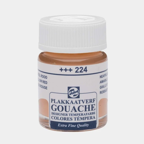 Talens Gouache Jar 16ml Guaj Boya Naples Yellow Red / 224